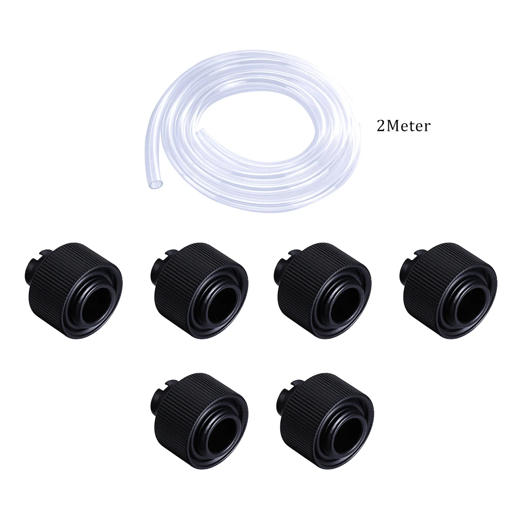 Shyrrik Fitting Kit Contain Soft Pipe / Hose Tube Hand Compression Connector Joint 10/13mm 10/16mm Water Cooling Accessories