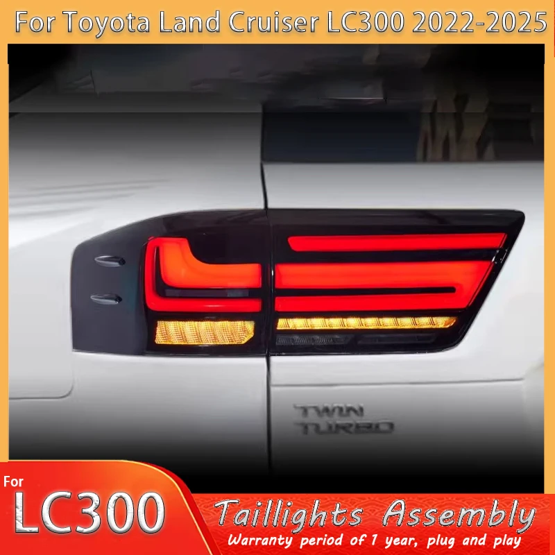 

Taillights Assembly for Toyota Land Cruiser 2022-2025 LED Driving Light LED Brake Light LED Sequential Turn Signal Car Assembly