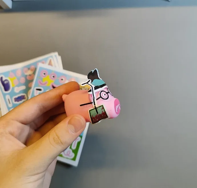New Peppa Pig Face-Changing DIY Puzzle Stickers George Educational Toy  Handmade Assembly Collage Birthday Gift - 2026 view 4