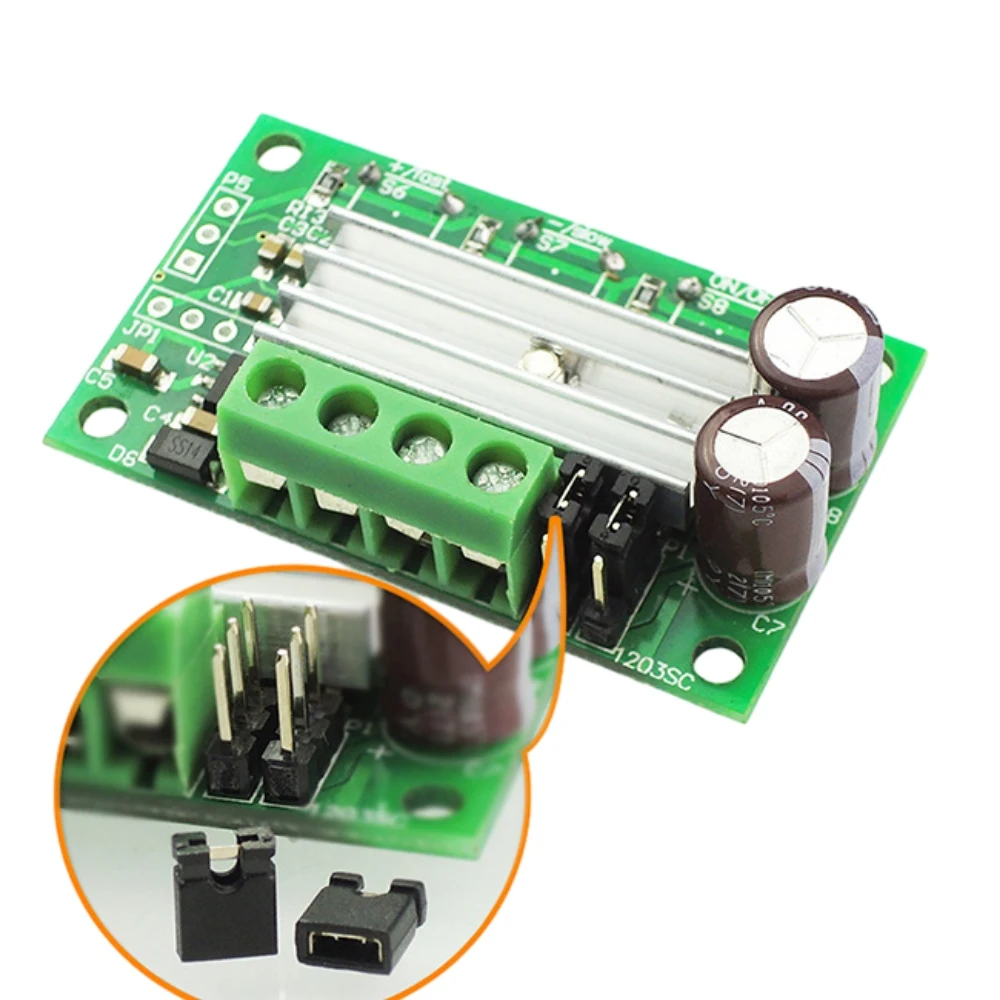 PWM DC Motor Governor DC6-28V Push-button DC Motor Speed Regulator 2A Motor Speed Controller Touch the Button Motor Governor