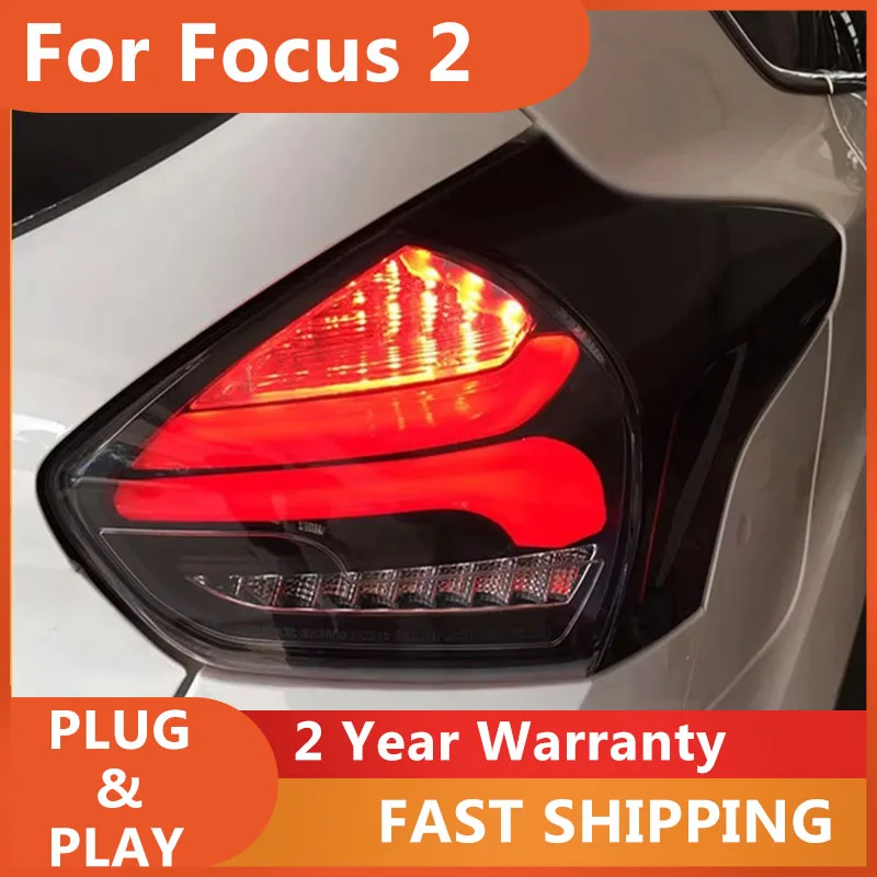 

Car Styling for Ford Focus 2 Taillights 2015-2018 Focus Tail Lamp Rear DRL Fog Brake Turn Signal Reversing