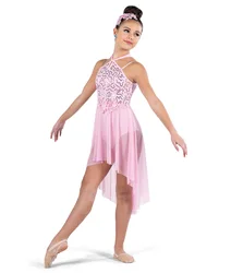 New Jazz Dance costume professionale Jazz dress performance dress suit abito latino Modern Dance dress paillettes Custom Dance costum