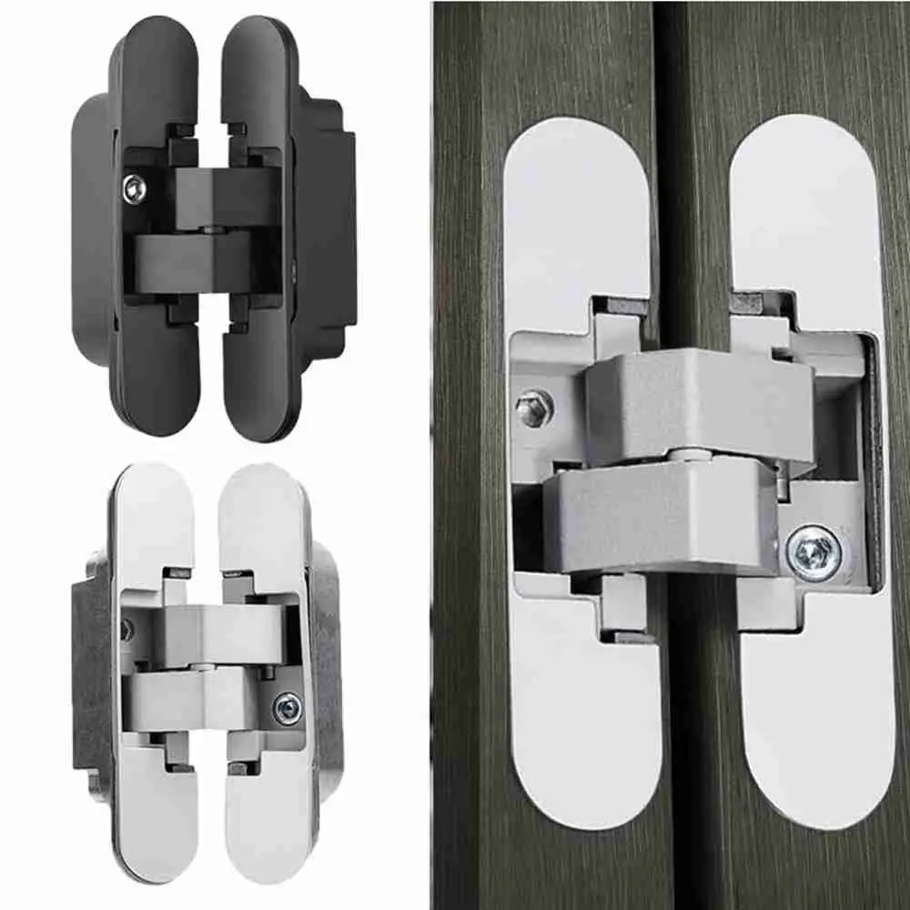 

Hardware Stainless Steel Invisible Loop Cross Door Hinge Furniture Supplies Window Accessories Hidden Hinges