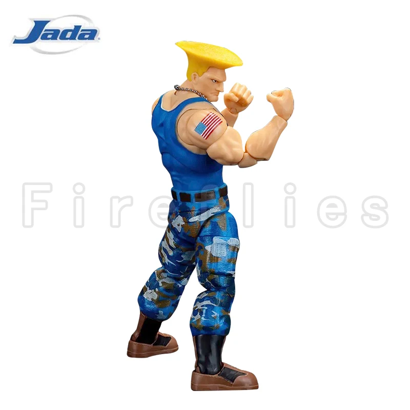 Figurine d'action Jada Toys 6 pouces, 1/12 Ultra Street Fighter II: The Final Challengers Guile, modèle animé en cadeau