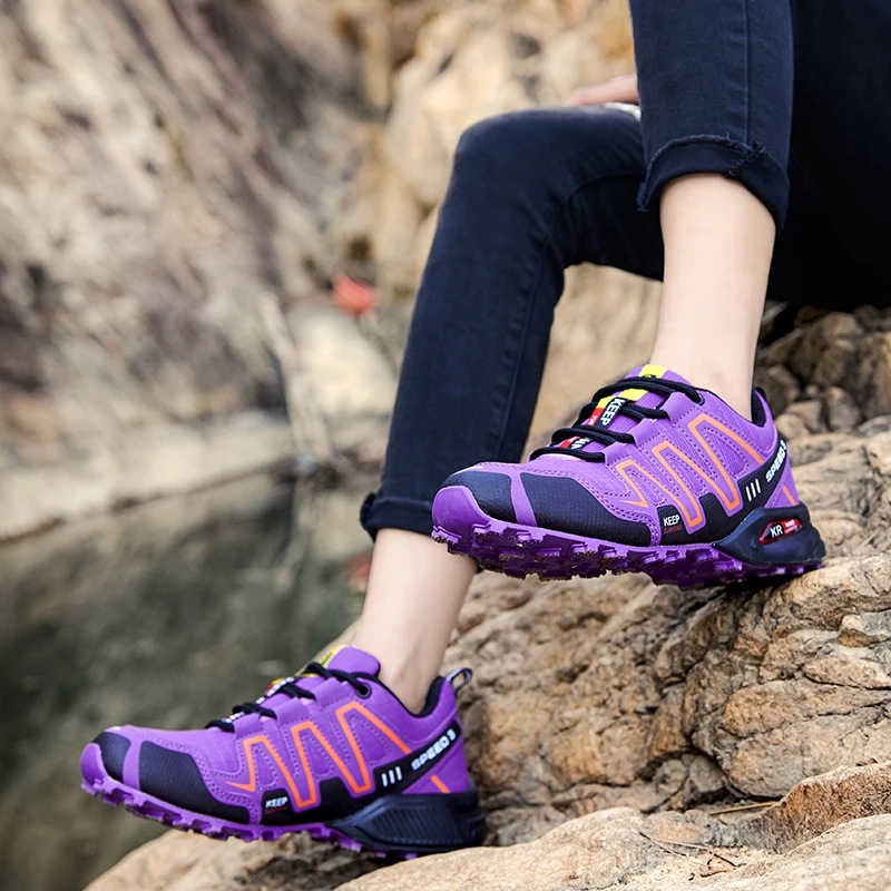 2024 Women's hiking shoes, outdoor fishing anti-skid shoes, oversized sports shoes, lightweight bicycle shoes, and off-roadshoes