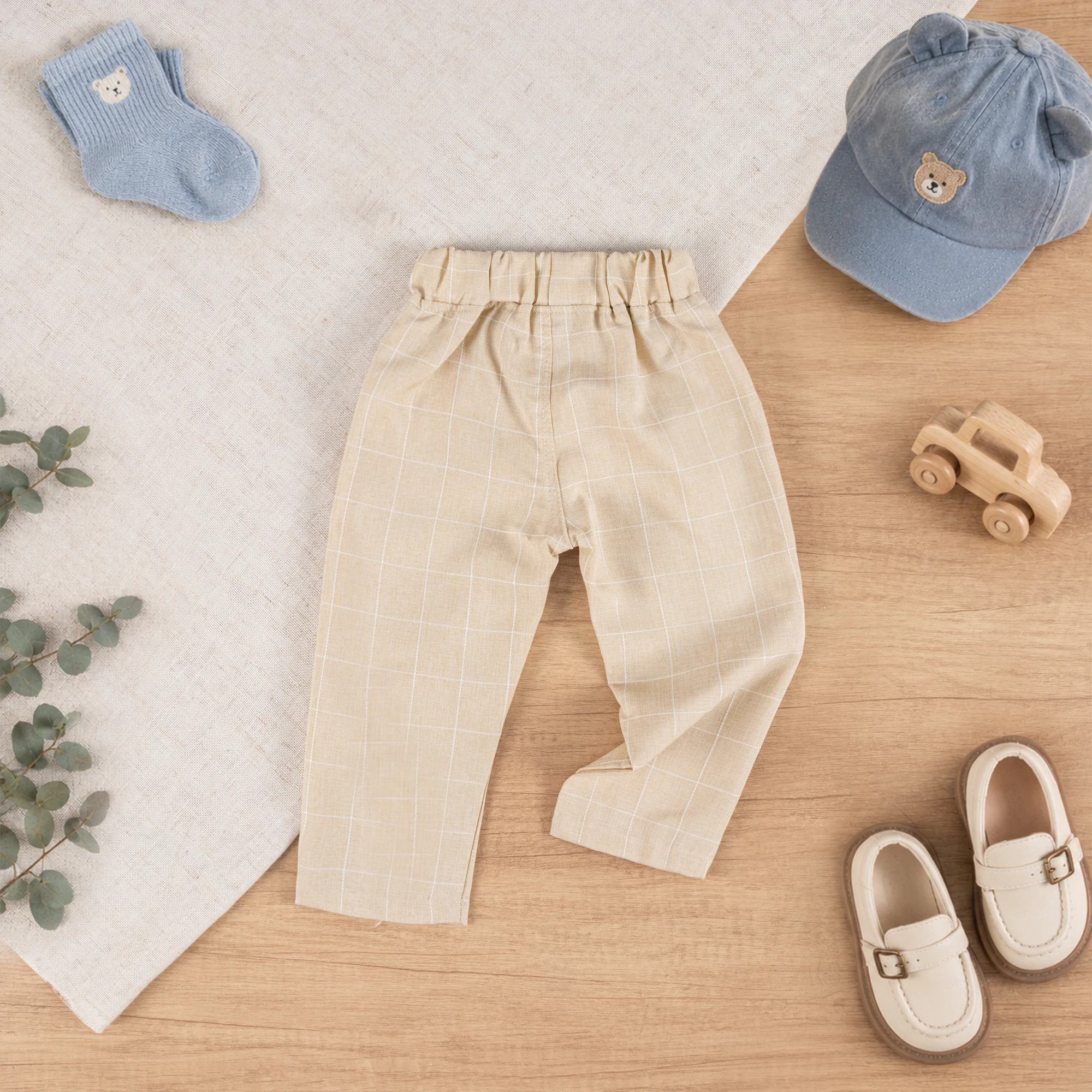 Jungen Gentleman Westenanzug 1-6 Jahre Kinder Geburtstag Frühling Herbst Kleidungsset Kleinkind Kariertes Formelles Hochzeitsoutfit – Detail 15