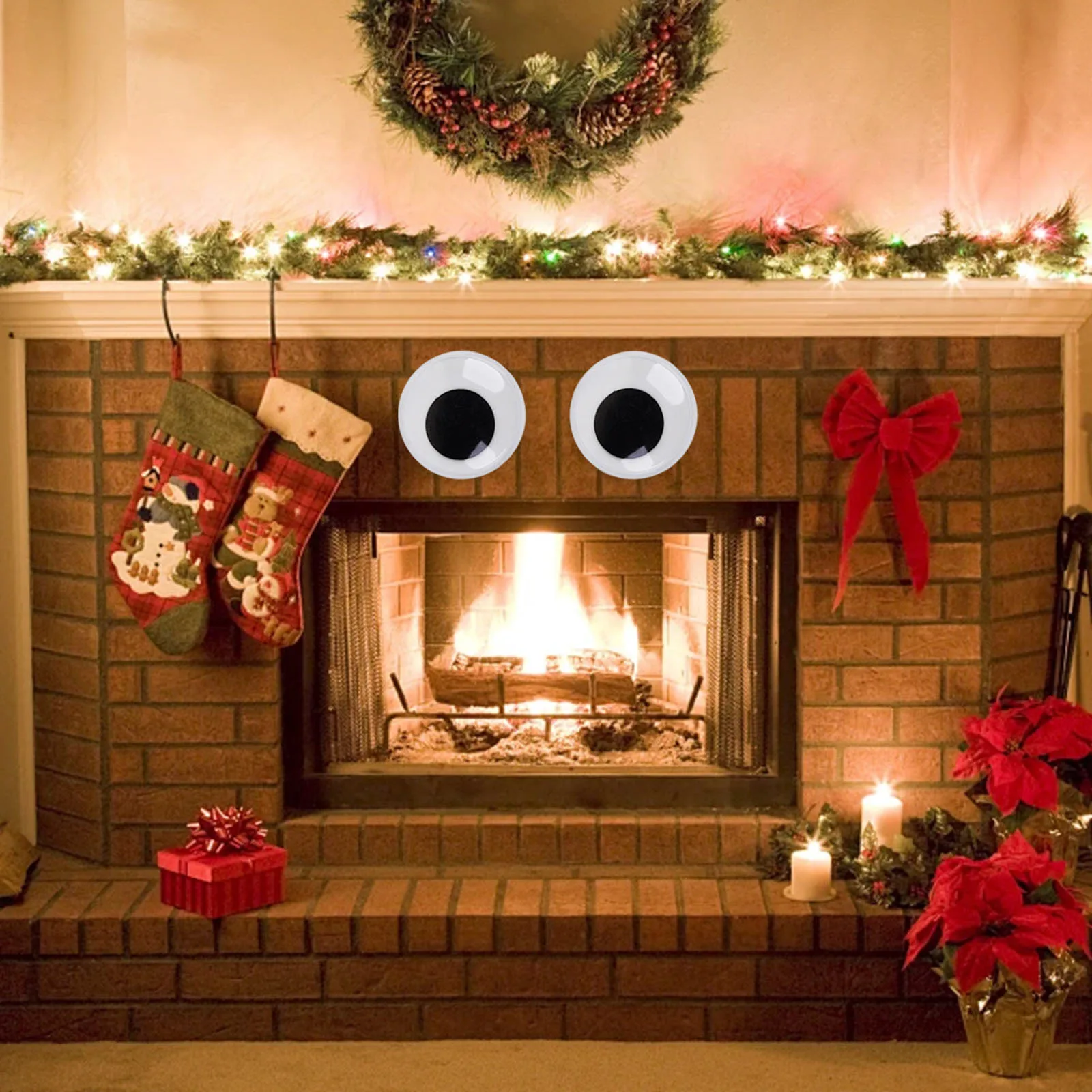 2025 رقعة عين لاصقة باللونين الأبيض والأسود، ملحقات عين نشاط متعددة المواصفات، لعبة دمية يدوية الصنع رقعة عين ثلاثية الأبعاد