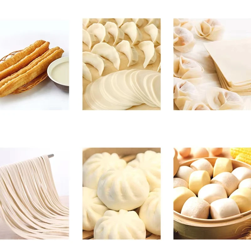 เครื่องทำอาหารอเนกประสงค์/เครื่องทำเกี๊ยว/ราคาโรงงาน เครื่องนวดแป้งเชิงพาณิชย์