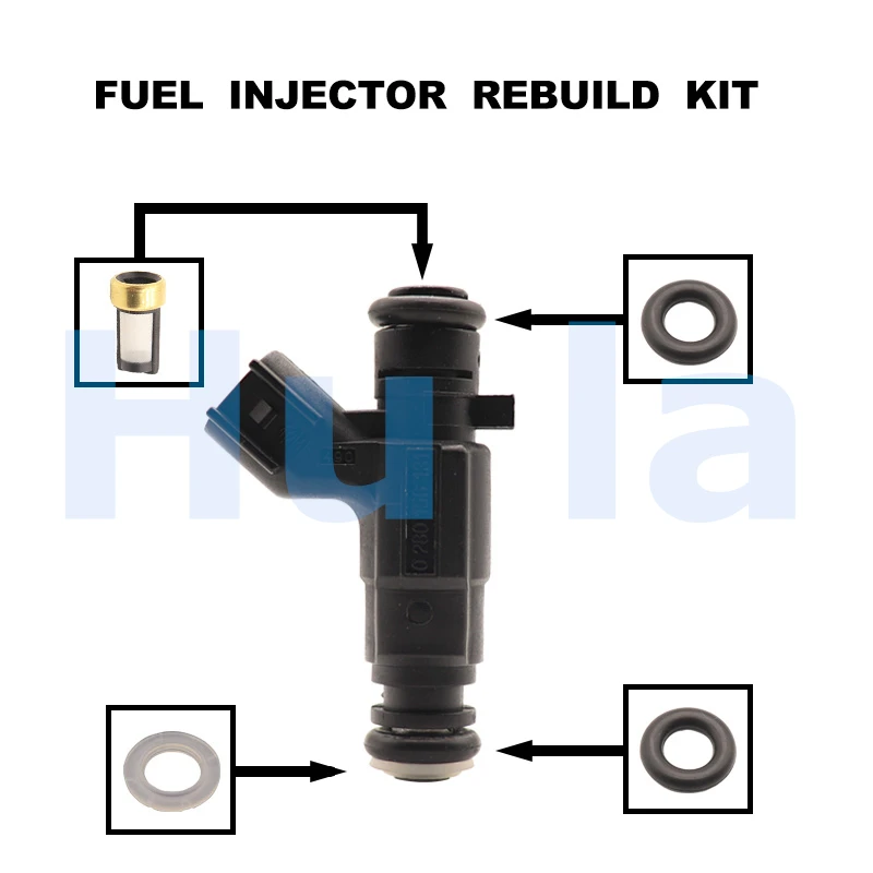 

Fuel Injector Service Repair Kit Filters Orings Seals Grommets for 05-06 Cadillac STS 3.6L V6 LY7 0280156131