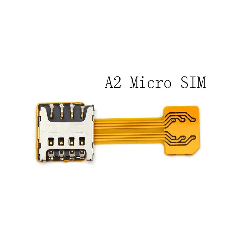 Dual Nano Card Flex Kabel 2 in 1 Micro SD TF SIM Card Slot Adapter Ribbon Extender für Android Phone Repair Tool