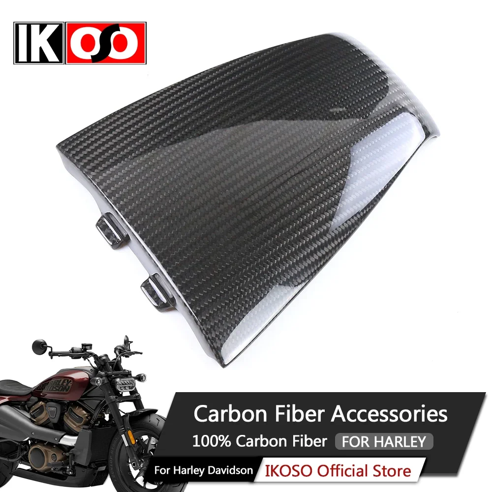 

100% 3K Pure Carbon Fiber Motorcycle Seat Pilliow Cover Fairing Kit For Harley Davidson Sportster S 1250 RH 1250S 2021 2022 2023