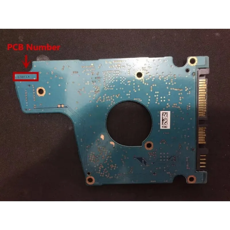 Toshiba Hard disk circuit board  MQ02ABD100H , MQ02ABF050H ,  Toshiba HDD PCB Logic board coding : G3814A