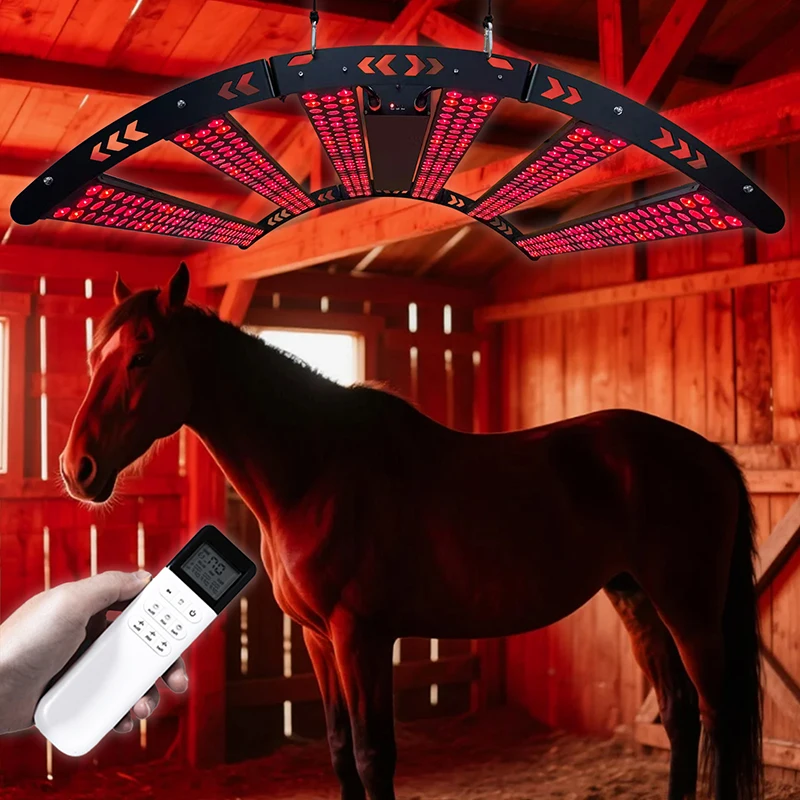 

Аппарат для светотерапии KingBrite Equine Red Light Therapy 700 Вт для лошадей, 2025 год, для комплексного лечения всего тела