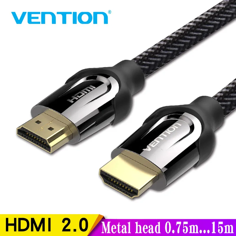 Vention HDMI Cable HDMI to HDMI 2.0 Cable 4K for Xiaomi Projector Nintend Switch PS4 Television TV Box xbox 360 3m 8m Cable HDMI