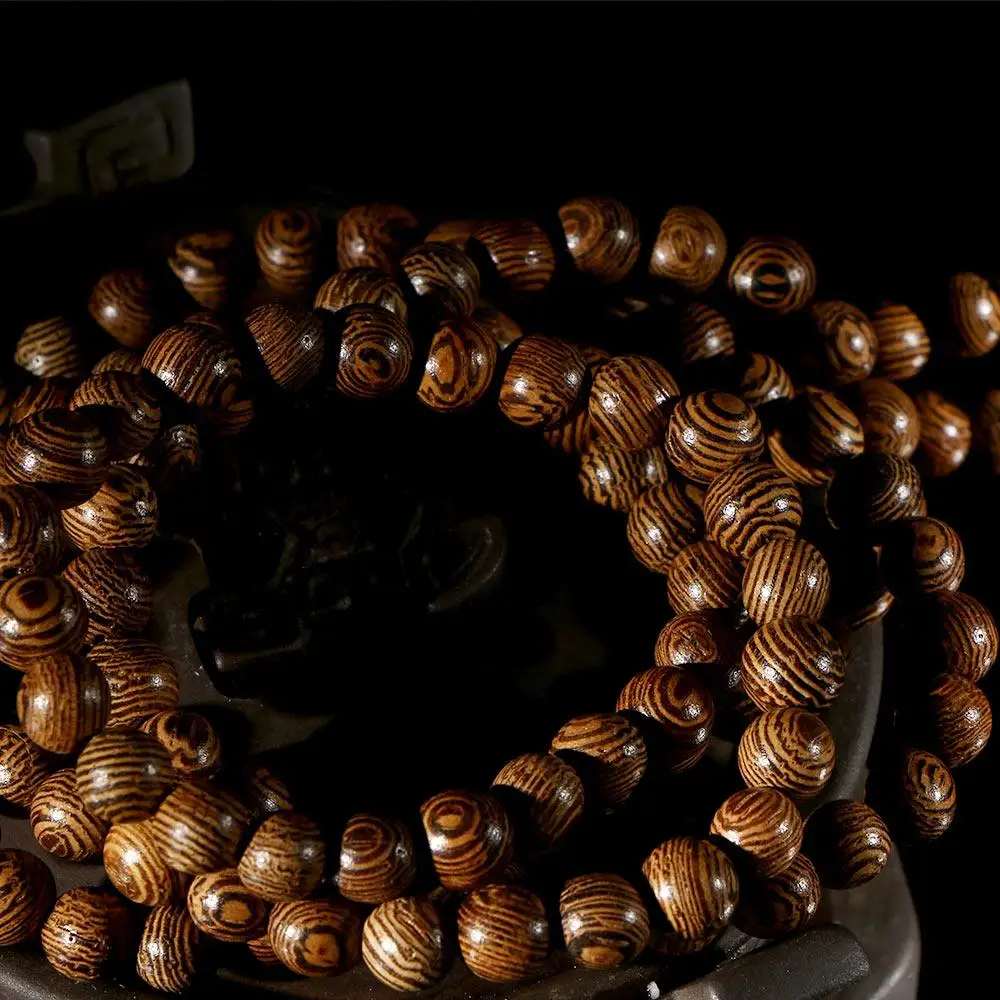 Special Hot Sale Wooden Wenge Tibetan Buddhist Beads Buddha Prayer Beads Rosary Mala Bracelet