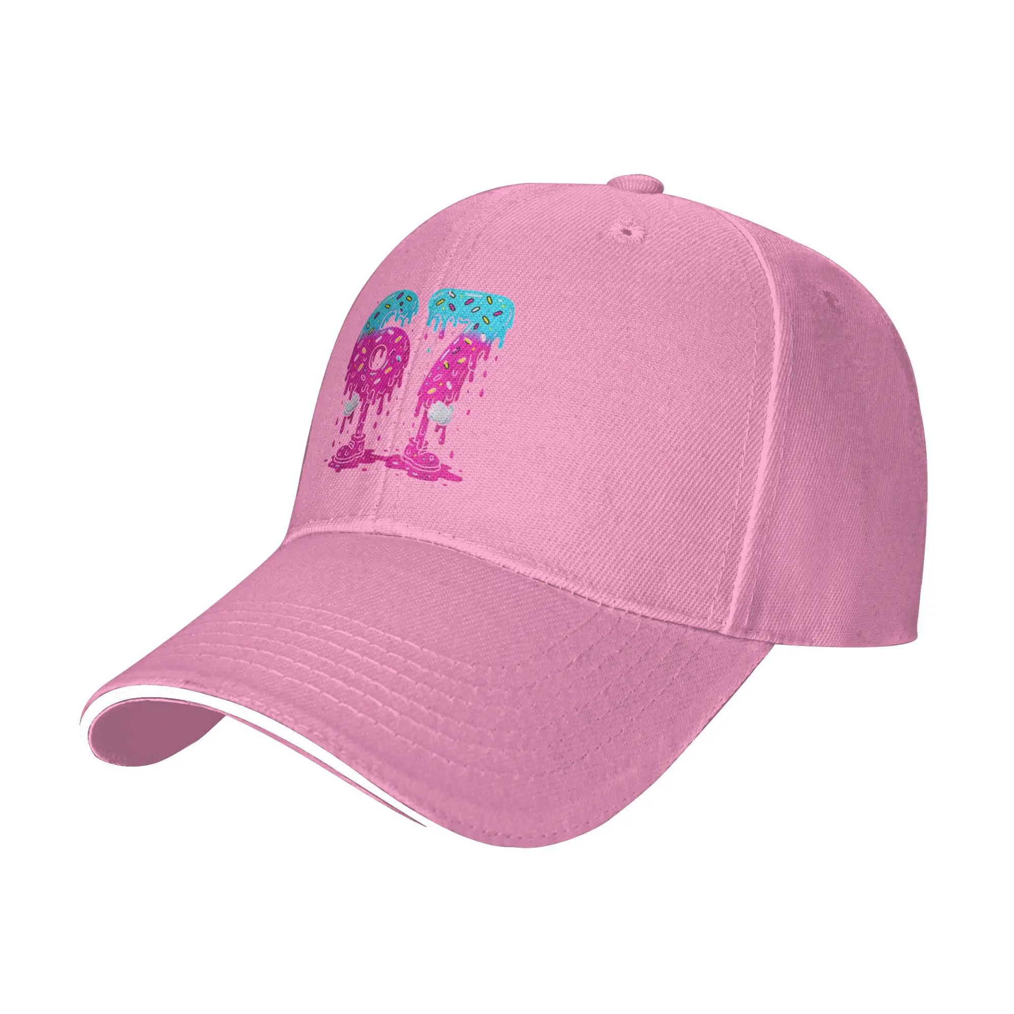 Six Seven Ice Cream Drip Sports Cool Meme 67 Funny Number Baseball Caps Hip Hop  Sandwich Cap Men Women Breathable Dad Hat