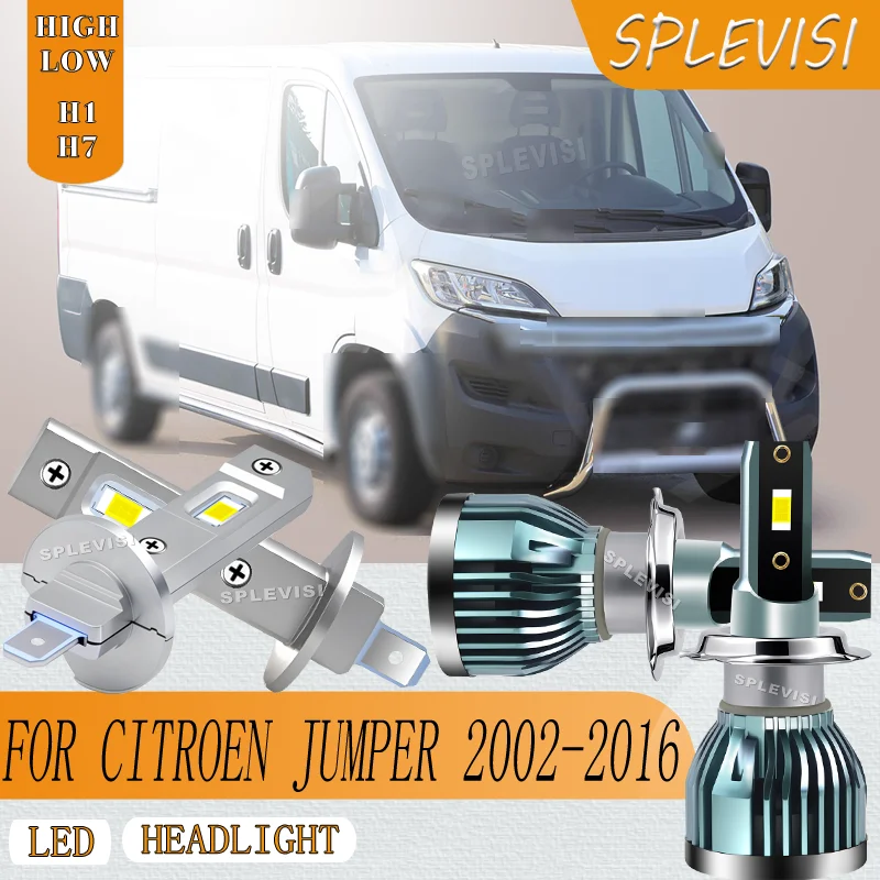 

More Energy-Efficient headlight high low beam LED warranty For CITROEN JUMPER 2002 2003 2004 2005 2006 2007 2008 2009 2010-2016
