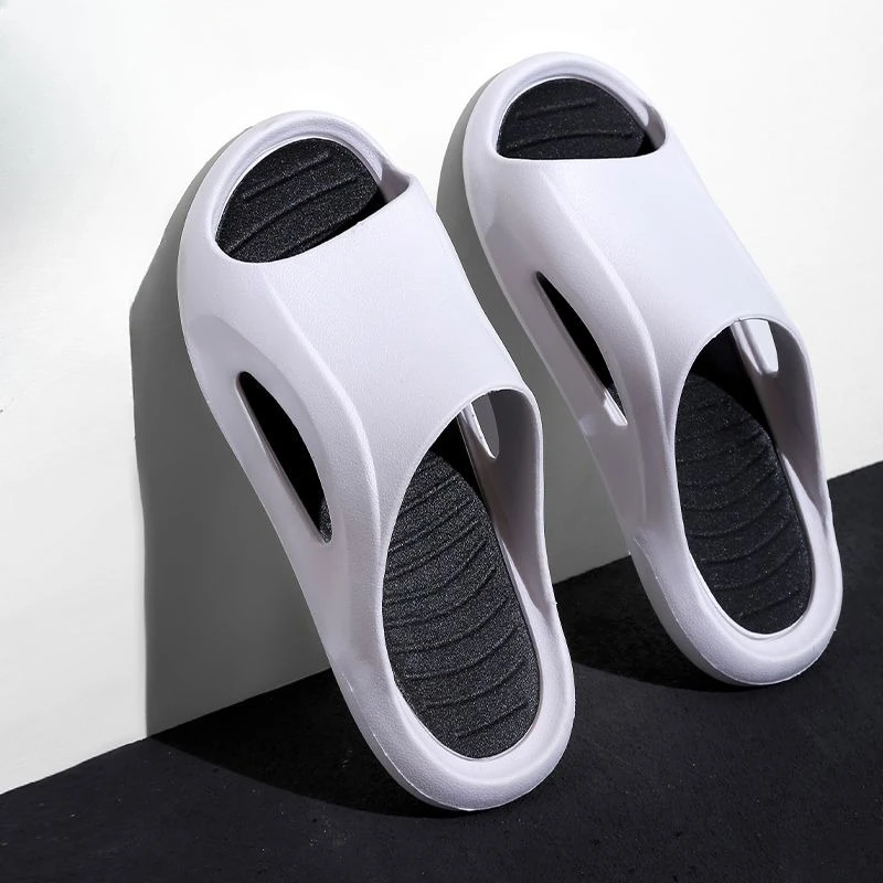 Unisex EVA Foam Slippers Summer Lightweight Non Slip Bathroom Shower Sandals Thick Cushion House Slippers for Male Female