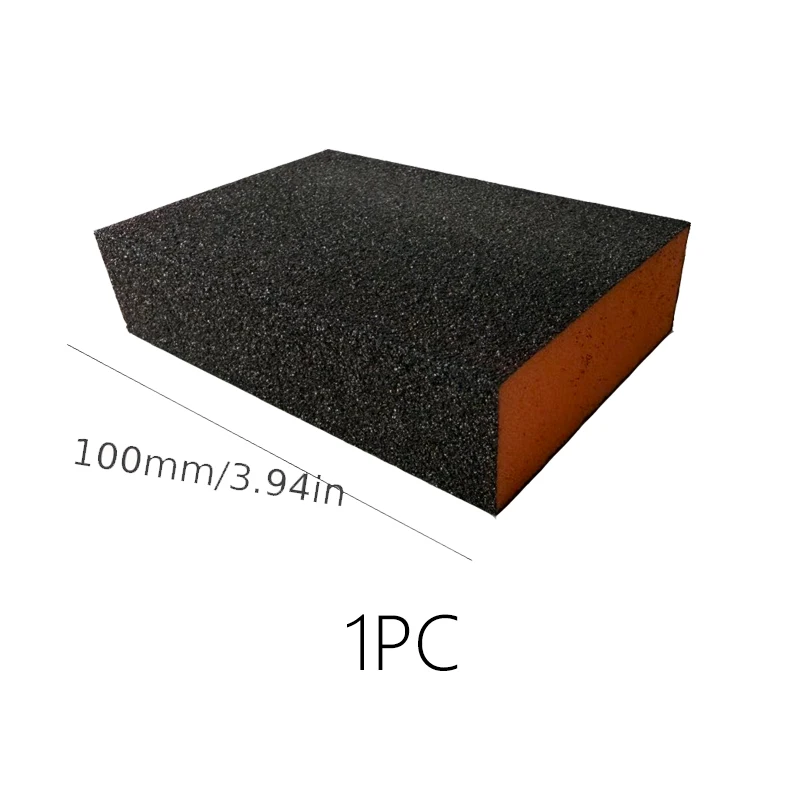 1pc Diamond Sponge Cleaning Brush, Pot Bottom Cleaning Sponge, Rust Remover Sponge, Dish Sponge Block, Strong Degreaser