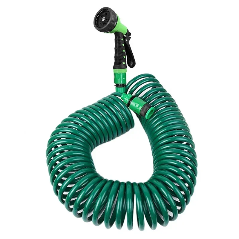 EVA Coil Garden Hose Spring Recoil Garden Water Hose with 3/4