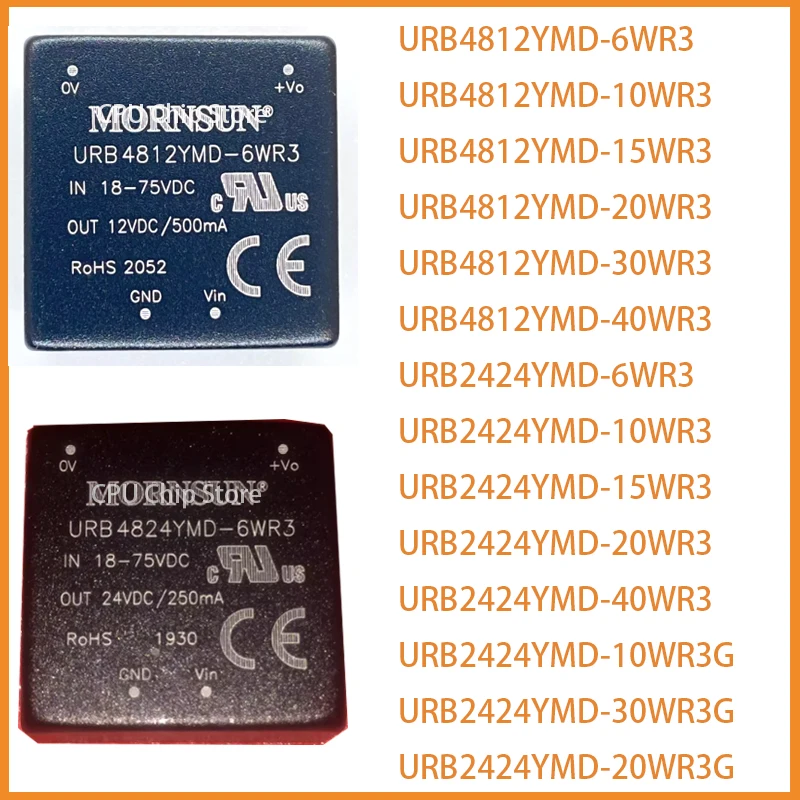 1PCS URB4812YMD-6WR3 15WR3  20WR3  30WR3  40WR3  URB2424YMD-6WR3 	15WR3  20WR3   40WR3 Isolated Module DC DC Converter