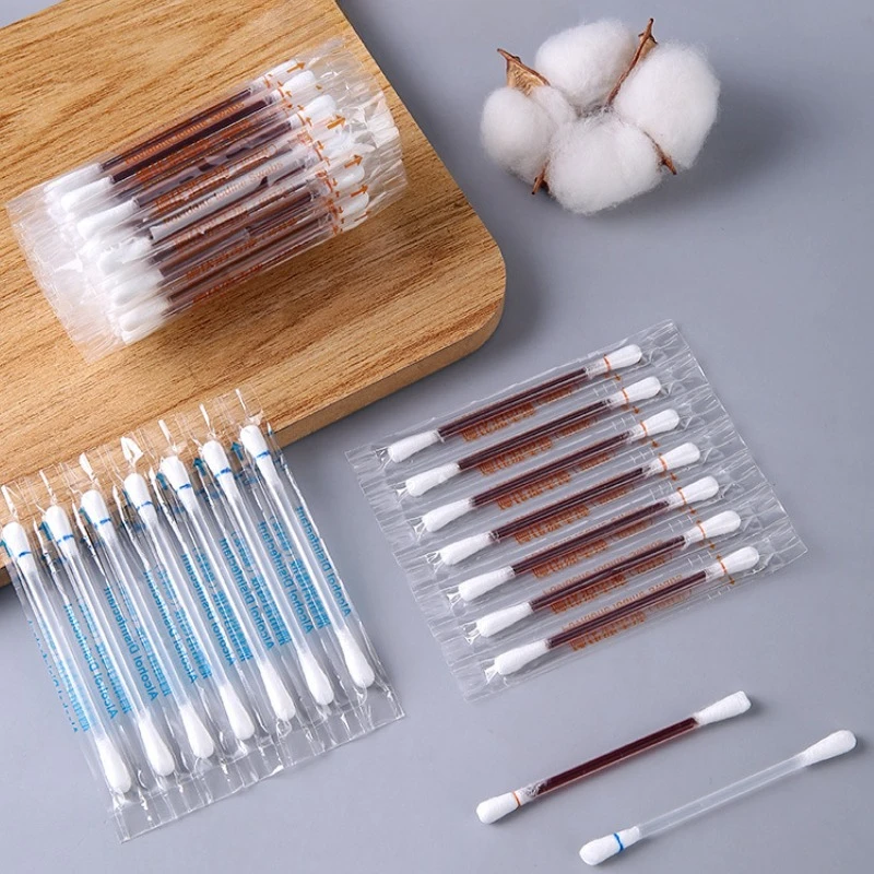 

Одноразовые ломаемые ватные тампоны с йодофором и спиртом для ежедневного использования — портативные, бытовые и повседневные.