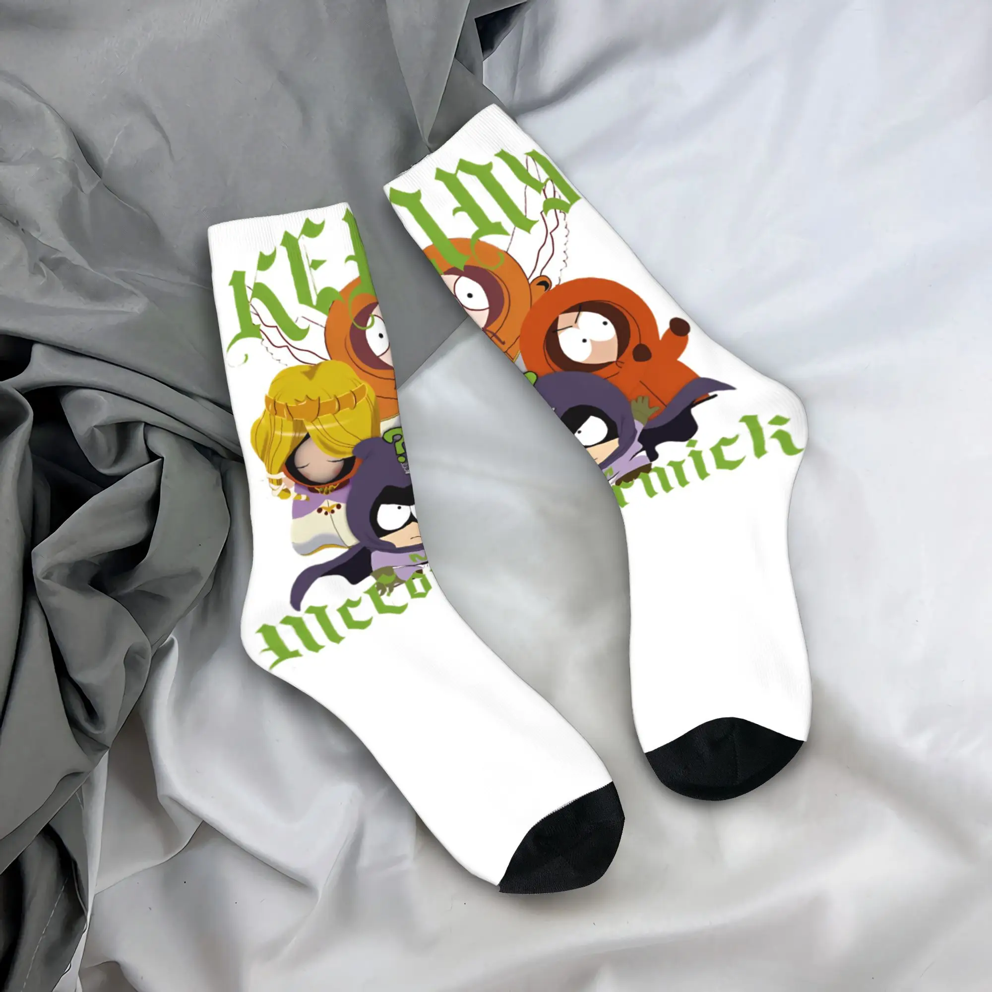 

SouthParks чулки Kenny McCormick с узором, модные носки, осенние антибактериальные носки, мужские спортивные мягкие носки для бега