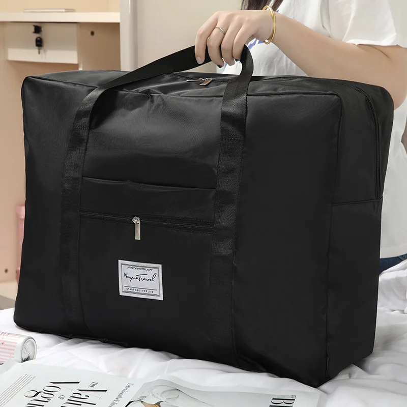 Large capacity Travel Bag Shoulder Bag Nylon Fabric Portable Moving StorageBag Folding Luggage Bag Aircraft Bag