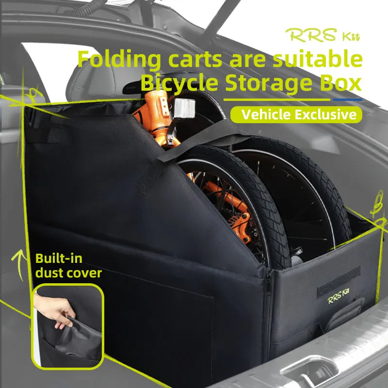 

RRSKIT Foldable Bike Loading Bag For Brompton 14-16 Inch For Dahon Ruhm 18-22 Inch Bicycle Dustproof Waterproof Storage Bag