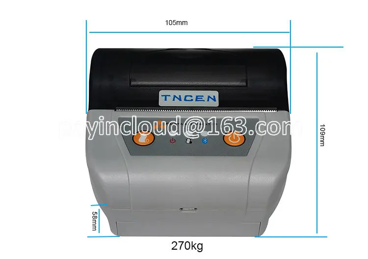 

High Quality 3 Inch 80mm Pocket Mini Wireless POS Thermal Receipt Portable Mobile Printer Tmp80a