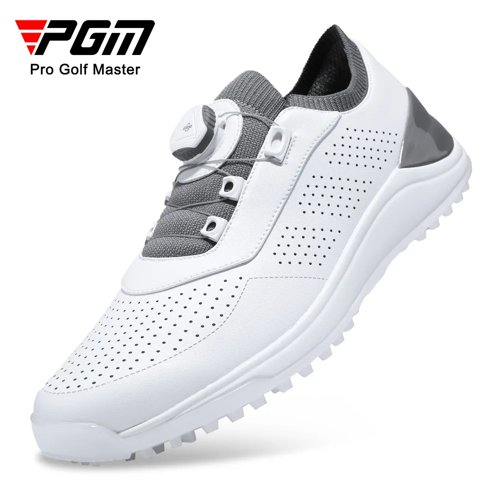 

PGM Men Golf Shoes Knob Shoelaces Anti-side Slip Waterproof Men's Sports Shoes Sneakers XZ264