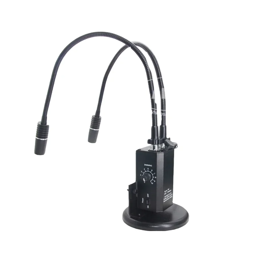 A LED Microscope Light Source Double Branch Microscope Double Gooseneck Light Source LED Lighting Mobile Phone Maintenance