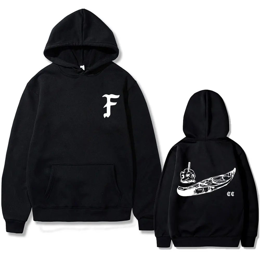 26Forward Observations Group Canoe Club Custom Print Hoodie Skeleton Vintage Hoodies Streetwear Male Casual Oversized Sweatshirt