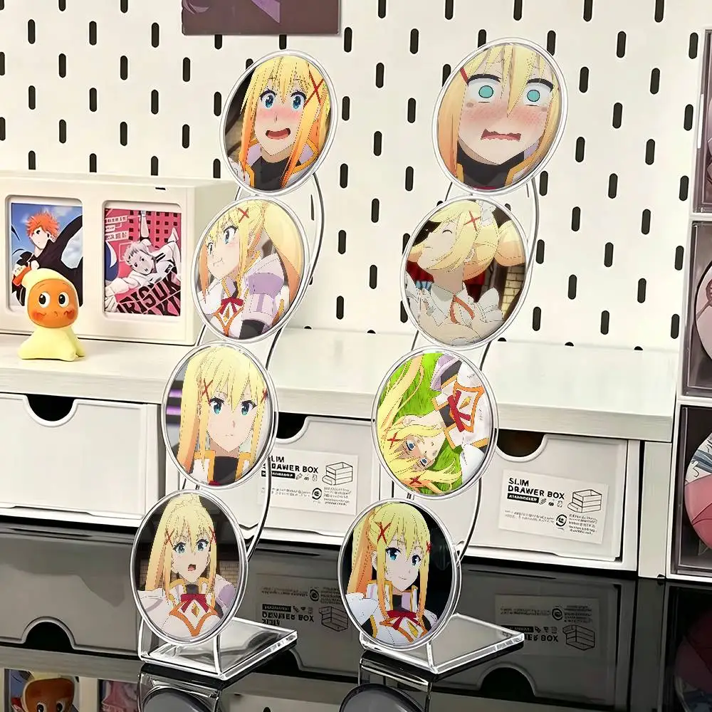Lalatina Dustiness Ford Anime Characters Cartoon Style Badge Brooches On Backpack Decoration Round Enamel Pins For Accessorys