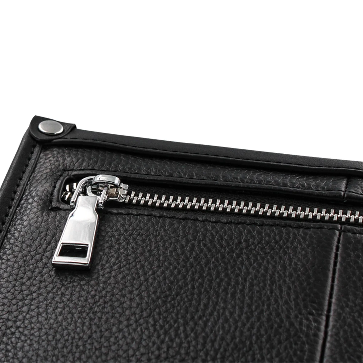 Men's New Fashion Leather Fingerprint Bags for men Hand Bag Male Long Money Wallets Mobile Phone Pouch Men Anti-Theft Purses