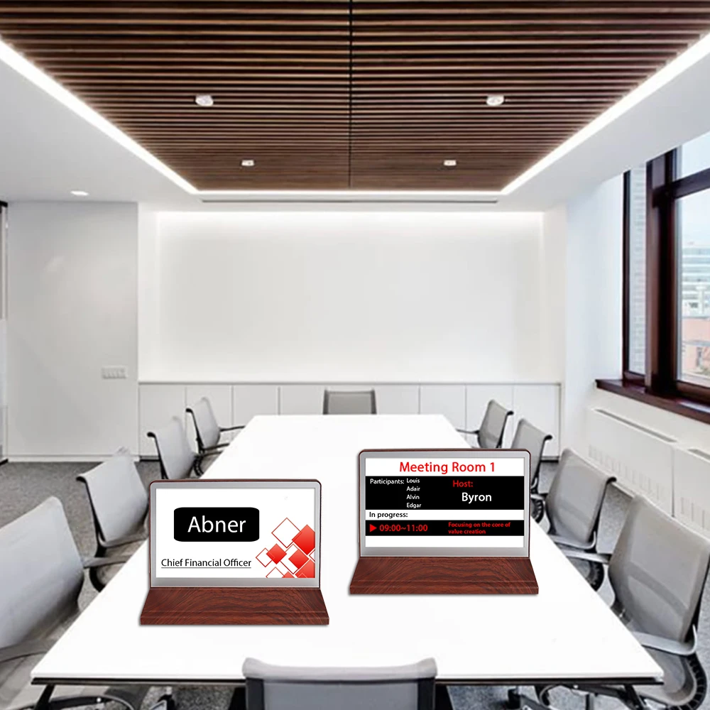 

Двусторонний электронный табличка-наметка для конференций с экраном E Ink 7,5 дюйма