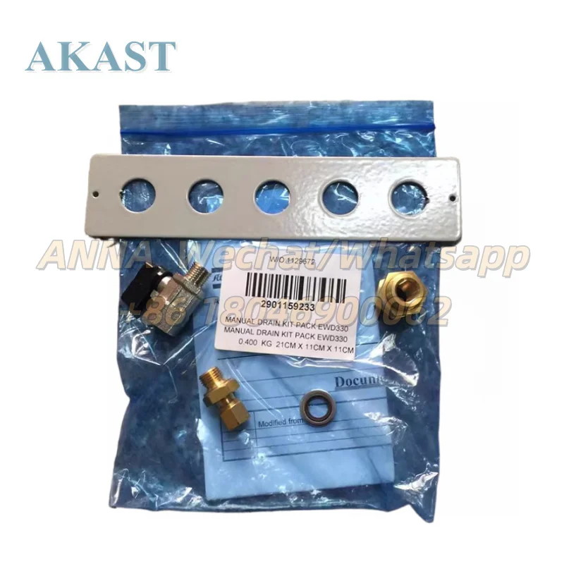2901159233 Air Compressor Accessories Drain Manual MANUAL DRAIN KIT PACK EWD330
