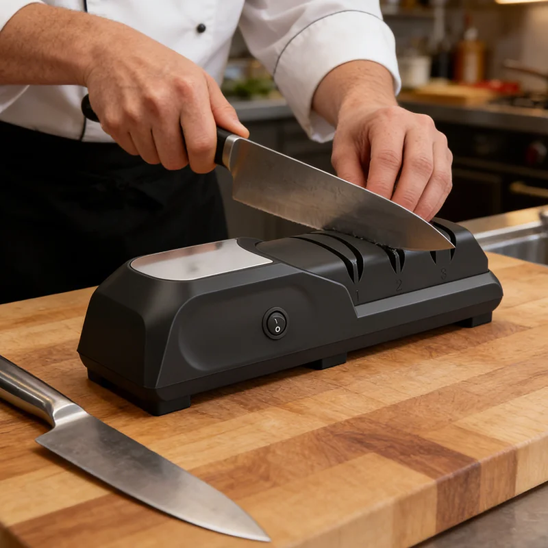 

Household Electric Knife Sharpener Multifunctional Portable Sharpening Tool For Kitchen Knive Scissors Cutter Grinder Accessorie