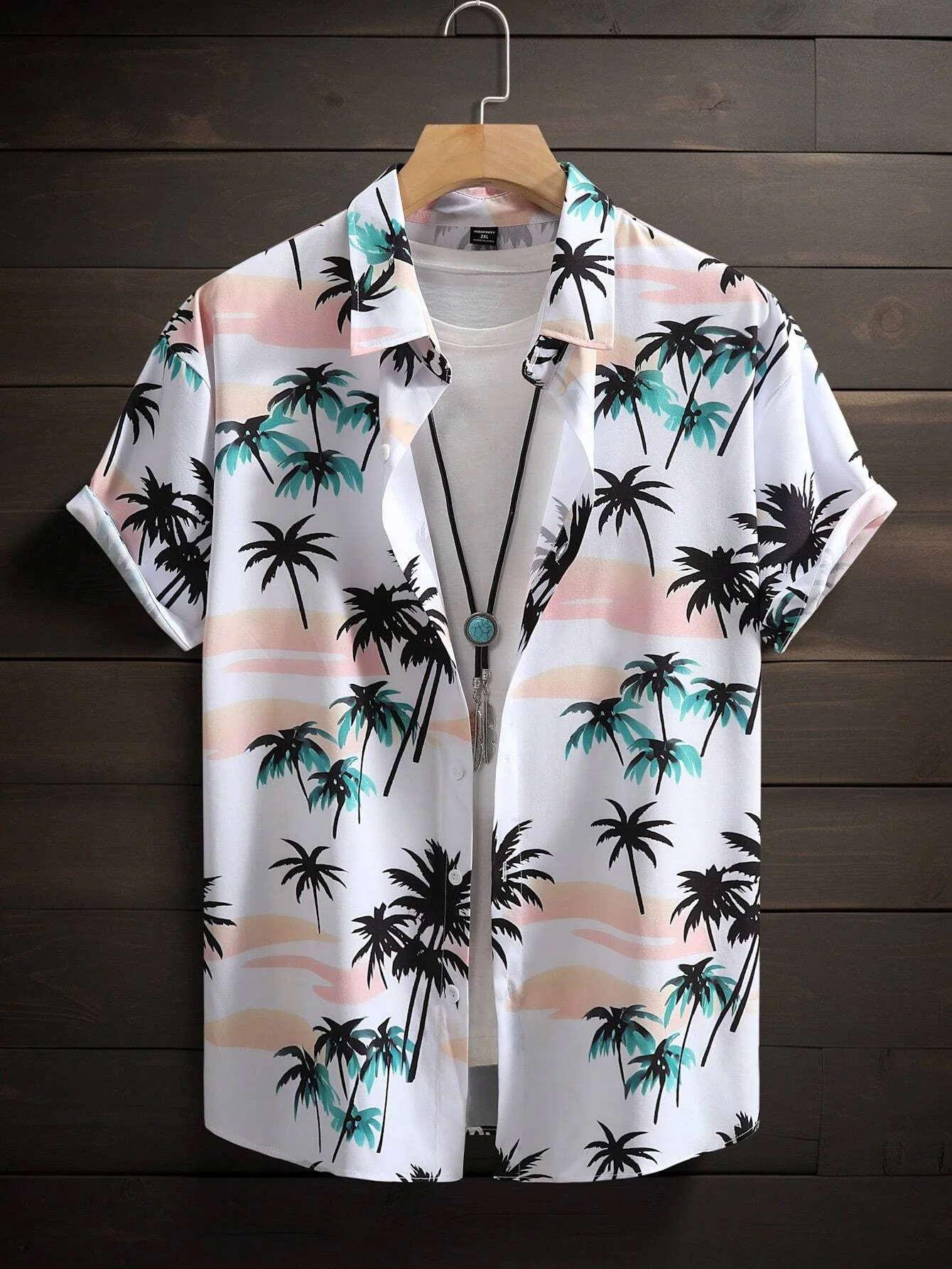 Camisa havaiana masculina de manga curta em 3D, roupa casual solta, top de alta qualidade, moda verão, camisa havaiana, 2024