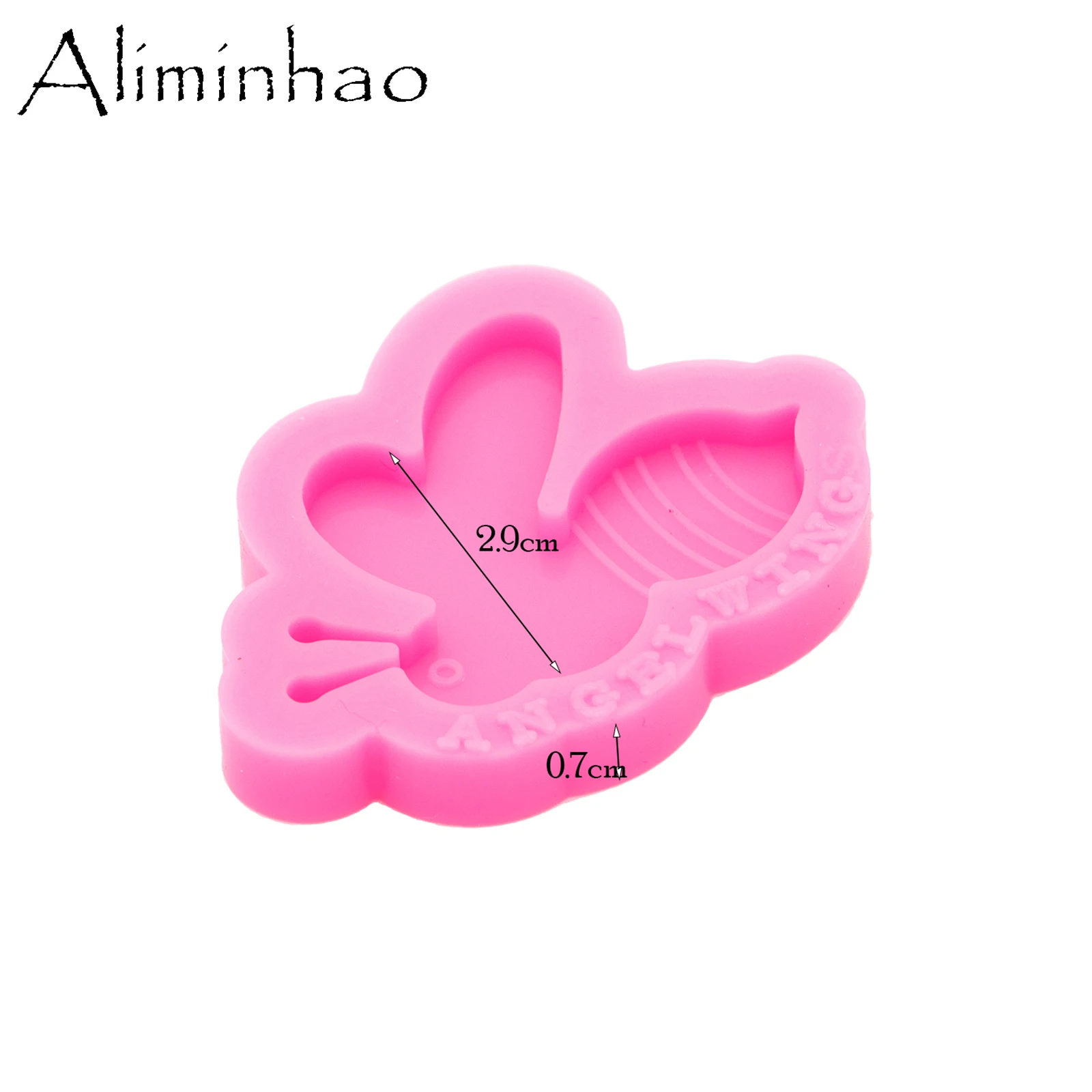 DY0673 Glossy Resin Bee Mold Epoxy Craft Silicone Keychain Ladybug Moulds Polymer Clay DIY Making Chocolate Fondant Sugarcraft