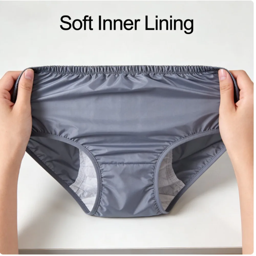 

Reusable Adult Cloth Diapers for Elderly Adjustable Incontinence Underwear Waterproof and Leakproof Washable Underwear