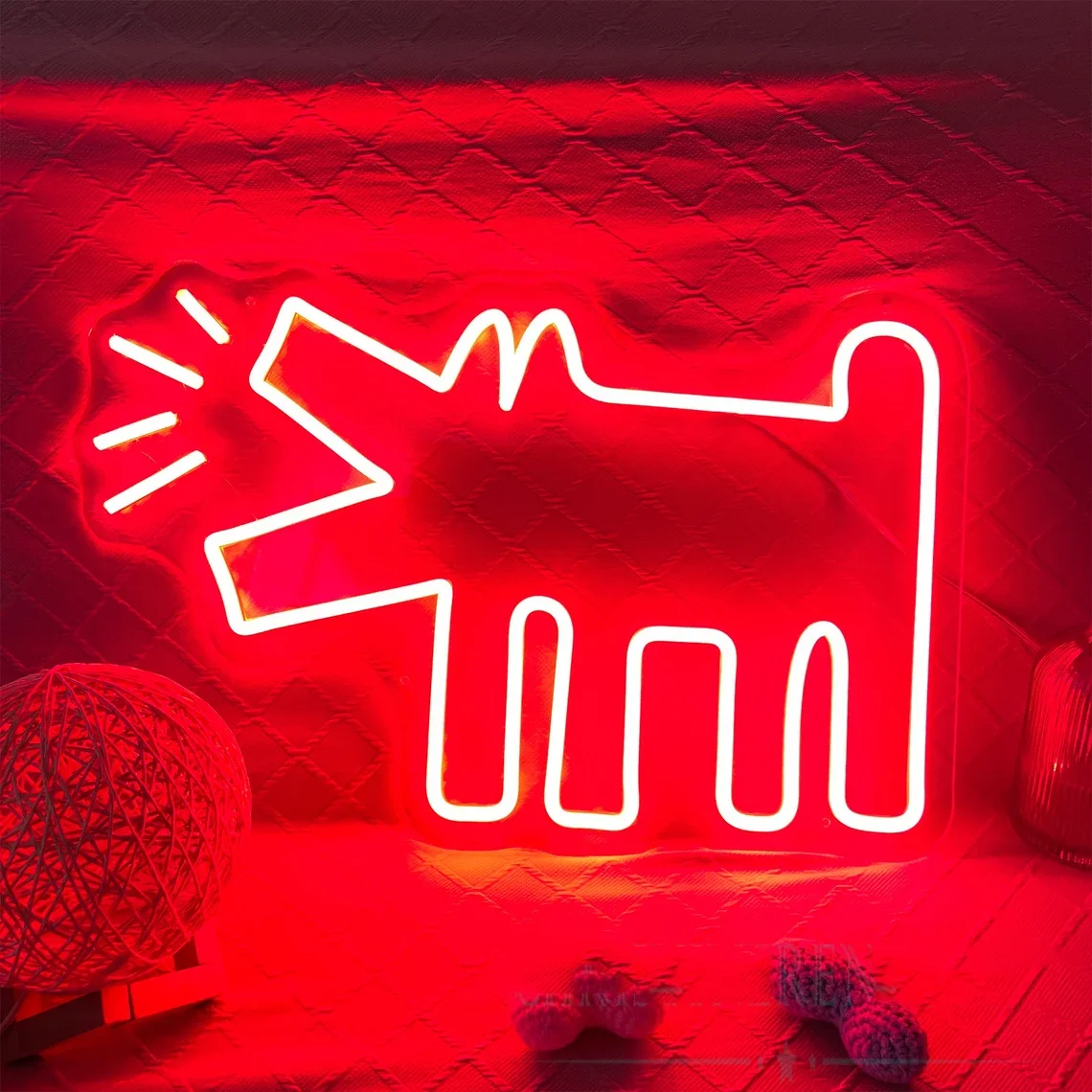 

Dog Stree Art Neon Sign Barking Dog Neon Sign Home Wall Decor Creative Neon Gifts