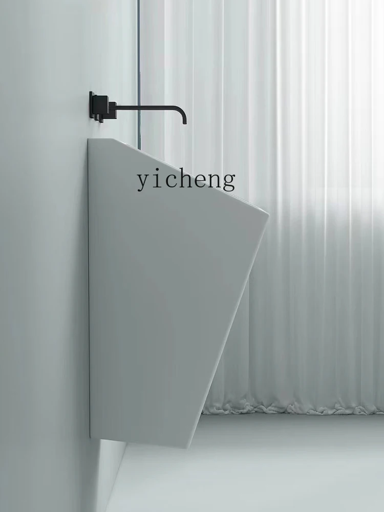 XL Wall-Mounted Washbasin Mini Whole Washbin Simple Bathroom Hanging Wash Basin Single Basin image 4