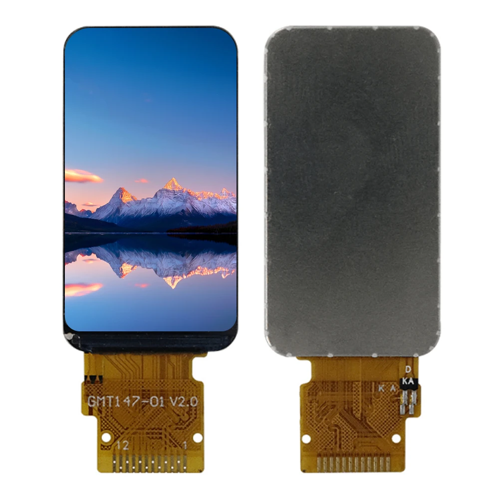 Módulo de exibição LCD TFT de 1,47 polegadas ST7789 Driver 172 * 320 IPS Interface SPI de visão completa com módulos de exibição de 8 pinos