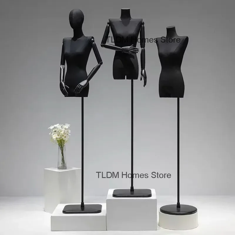 Korean Version Female Mannequins Window Display Stand Mannequin Shelf Wedding Dress Sewing DIY Mannequin for Women's Clothing