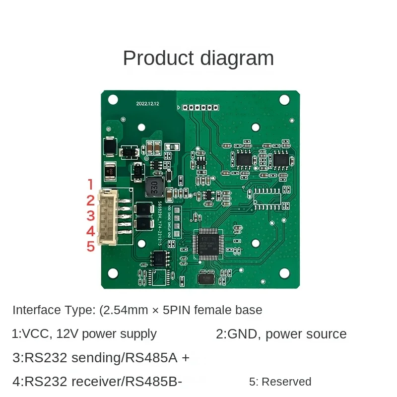 Hi-Link 24G Speed Radar Module HLK-LD306S Traffic Vehicle Speed Feedback Monitoring Sensor RS485 Serial Communication