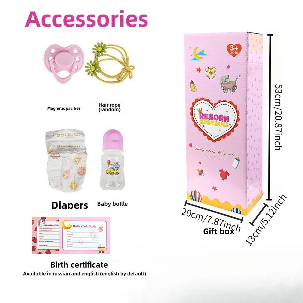 22-inch realistische herboren pop in chique gebreide outfit met baret - ideaal verjaardagscadeau en knuffelige metgezel