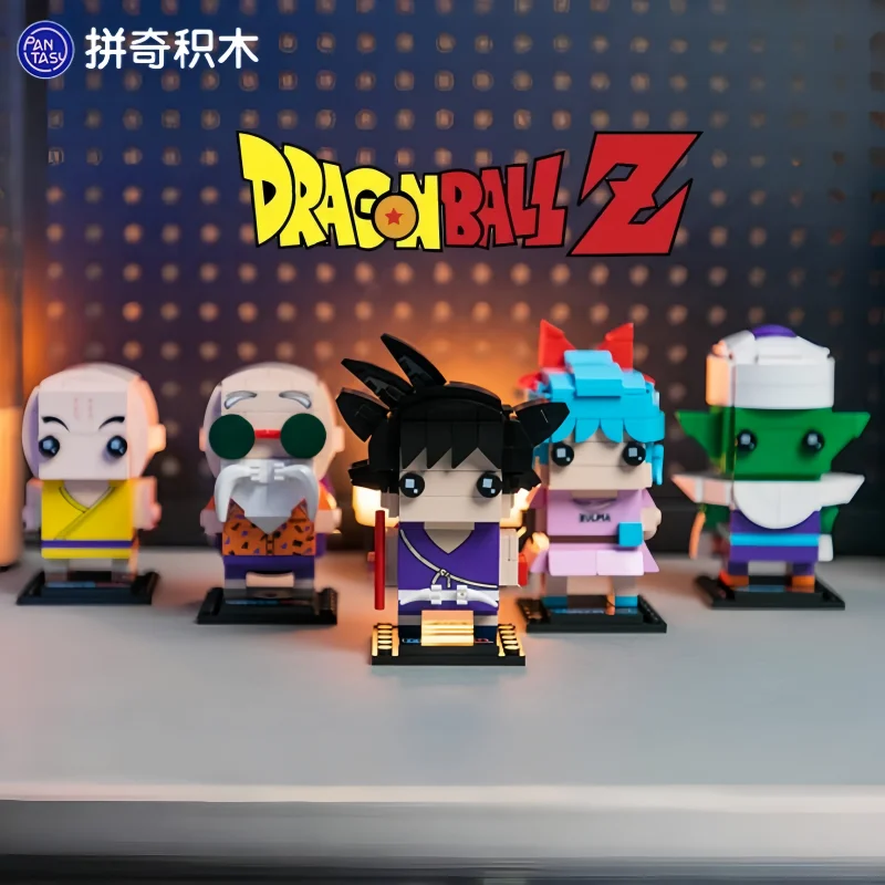 

Подлинный Dragon Ball, собранные строительные блоки, мультяшная аниме-кукла, модель, настольные украшения, классическое изображение, игрушки, праздничные подарки