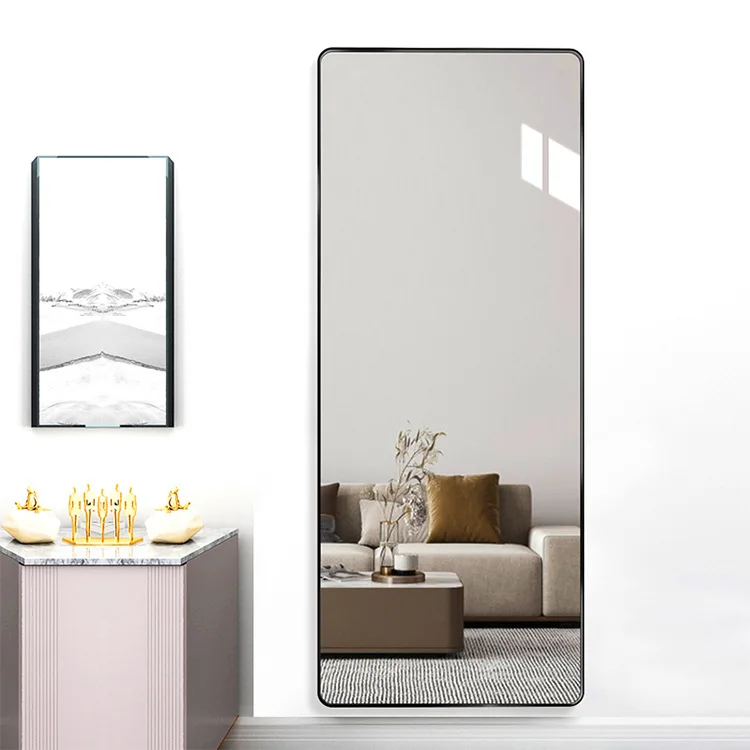 

Hotel, with border, light luxury, mirror, home, bedroom, living room, full body mirror