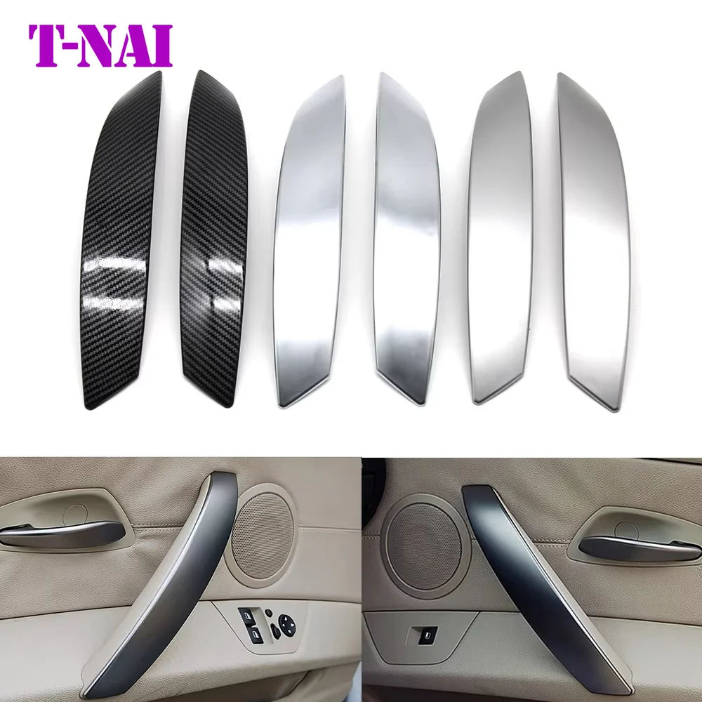 Car Accessories LHD RHD Left Right Interior Door Pull Handle Cover Replacement For BMW Z4 E85 E86 2002-2008